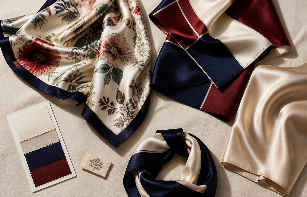 foulards en soie de mûrier