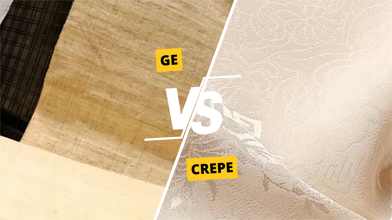 Série de classification de la soie Cinquième GE et Crêpe