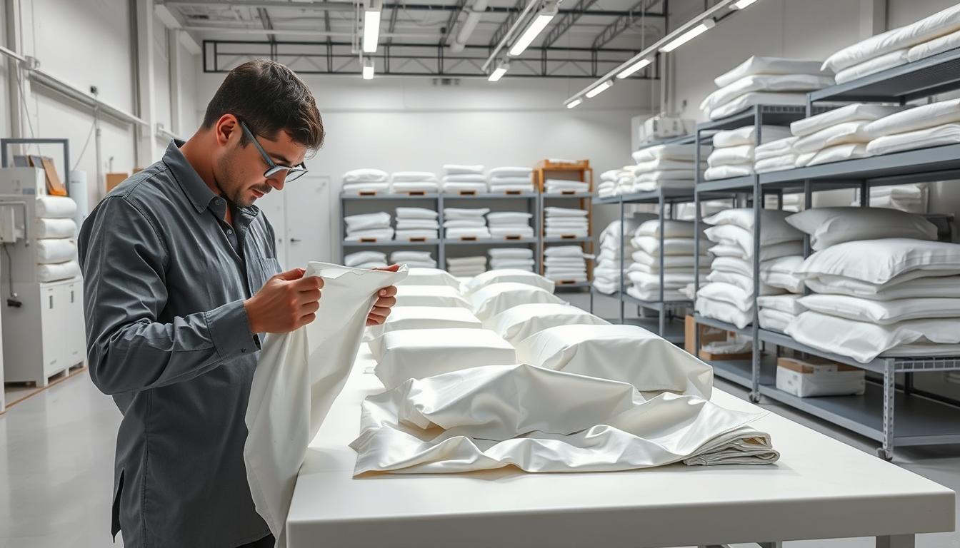 Contrôle de la qualité de la litière de la soie: inspection préalable, test et résolution de problèmes