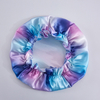 Bonnet Turban en soie de mûrier imprimé Tie-dye, 100%, prix de gros