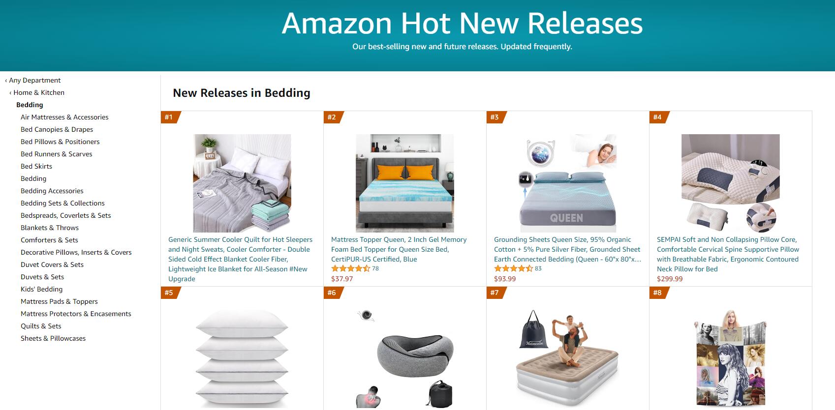 Meilleure vente de soie d'Amazon