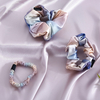 Chouchous 100% soie de mûrier imprimés tie-dye en gros