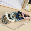 Silk Srunchies 19 momme 100% réelle en soie