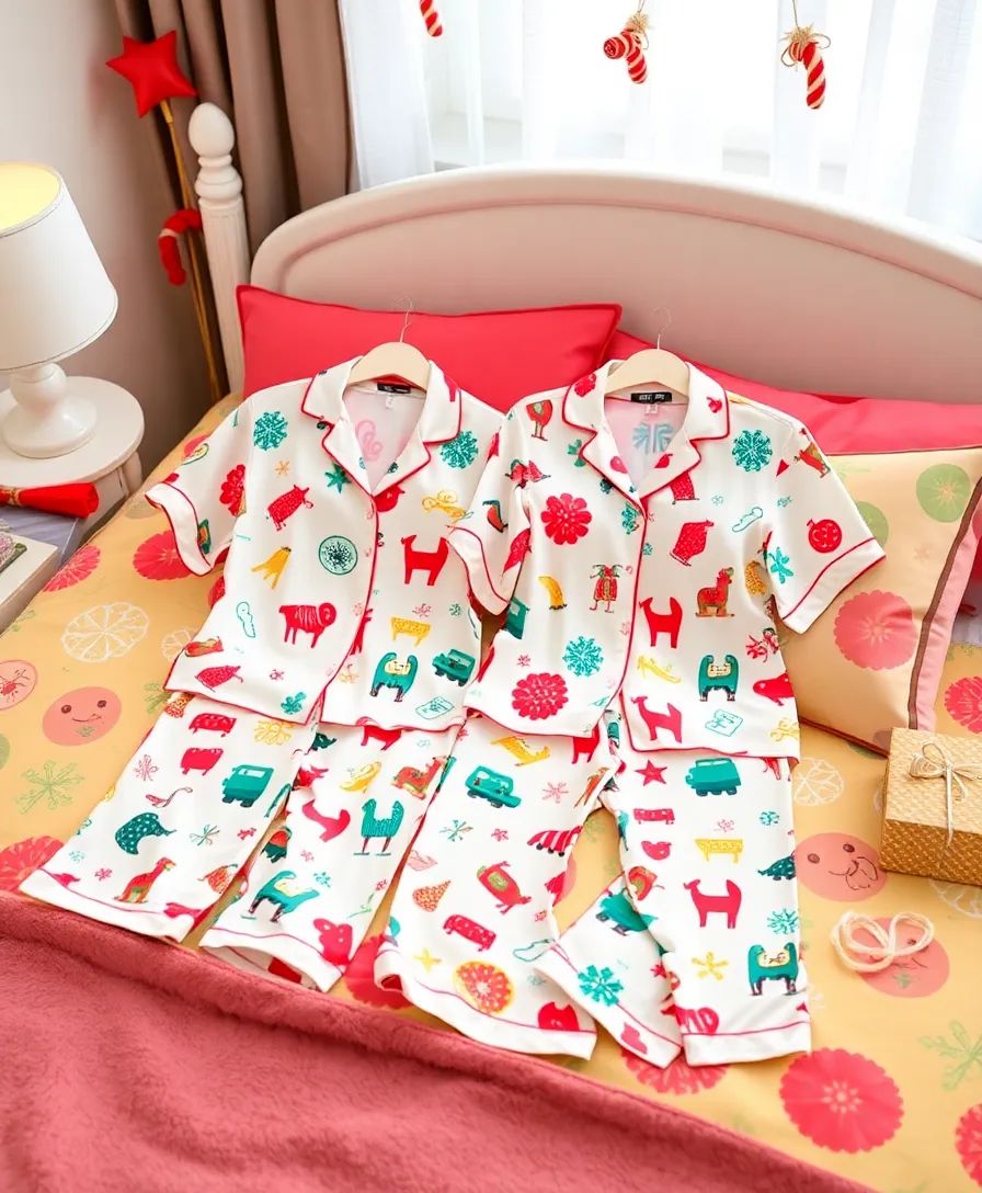 pyjama de Noël en soie13