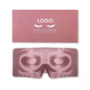 Masque de sommeil en soie à profilles 3D avec des œil