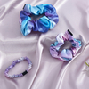 Chouchous 100% soie de mûrier imprimés tie-dye en gros