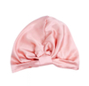 Bonnet Turban 100% soie de mûrier avec nœud, prix de gros