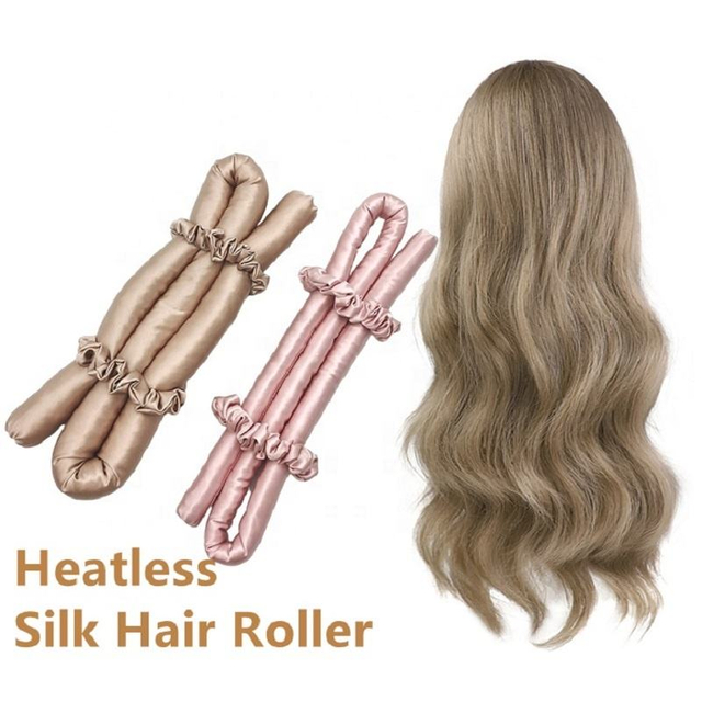 100% pure coiffure sans chauffage en soie boucles saines sans frisottis