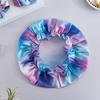 Bonnet Turban en soie de mûrier imprimé Tie-dye, 100%, prix de gros