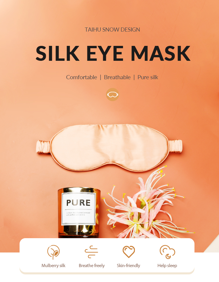 masque pour les yeux en soie