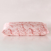 Taie d'oreiller 100 % soie de mûrier imprimée en gros avec fermeture d'enveloppe/fermeture éclair cachée - Marbre rose