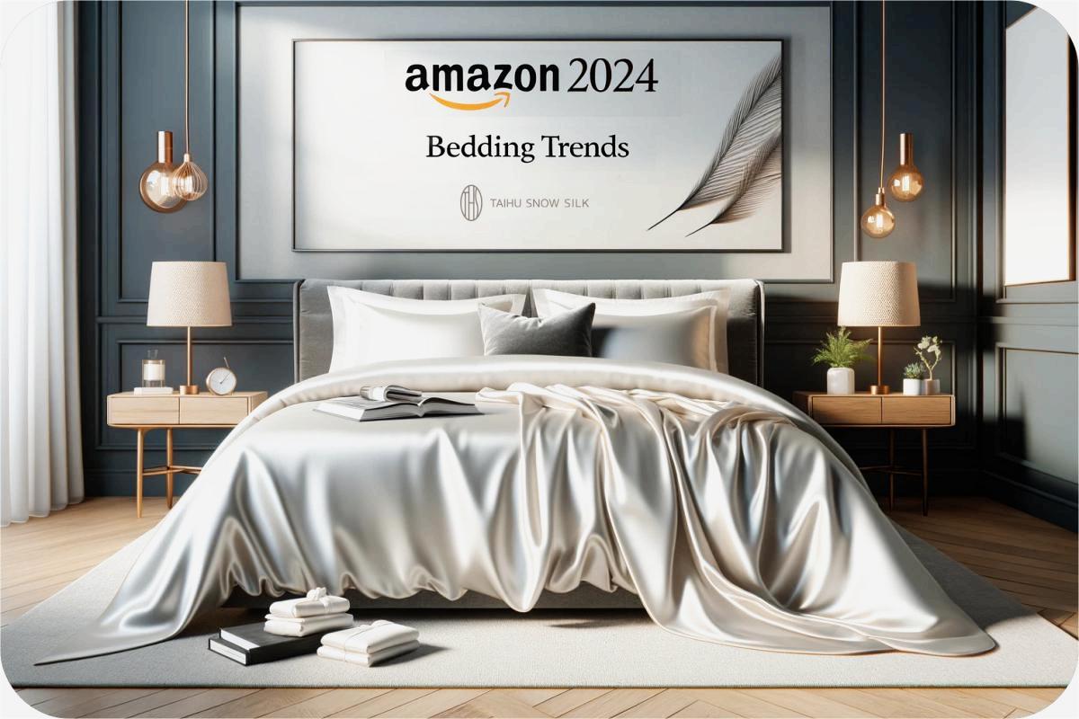 Analyse des tendances de la literie Amazon 2024 : l'essor des produits en soie