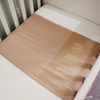 Ensemble de draps de berceau en soie en gros : drap-housse en soie de mûrier biologique avec taie d'oreiller pour bébé, ensemble de literie pour bébé doux et respirant en vrac - Taihu Snow Silk