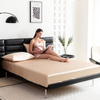 Draps-housses en soie de mûrier : drap-housse en pure soie 19/22 momme, drap-housse en soie douce et rafraîchissante à poche profonde pour lit double, queen, king size, en vrac – Taihu Snow Silk