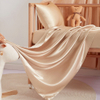 Vente en gros de draps de berceau en soie de mûrier pour berceau et mini berceau, drap-housse en soie véritable biologique 19/22 Momme, approvisionnement en vrac - Taihu Snow Silk