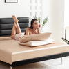 Draps-housses en soie de mûrier : drap-housse en pure soie 19/22 momme, drap-housse en soie douce et rafraîchissante à poche profonde pour lit double, queen, king size, en vrac – Taihu Snow Silk