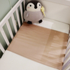 Ensemble de draps de berceau en soie en gros : drap-housse en soie de mûrier biologique avec taie d'oreiller pour bébé, ensemble de literie pour bébé doux et respirant en vrac - Taihu Snow Silk