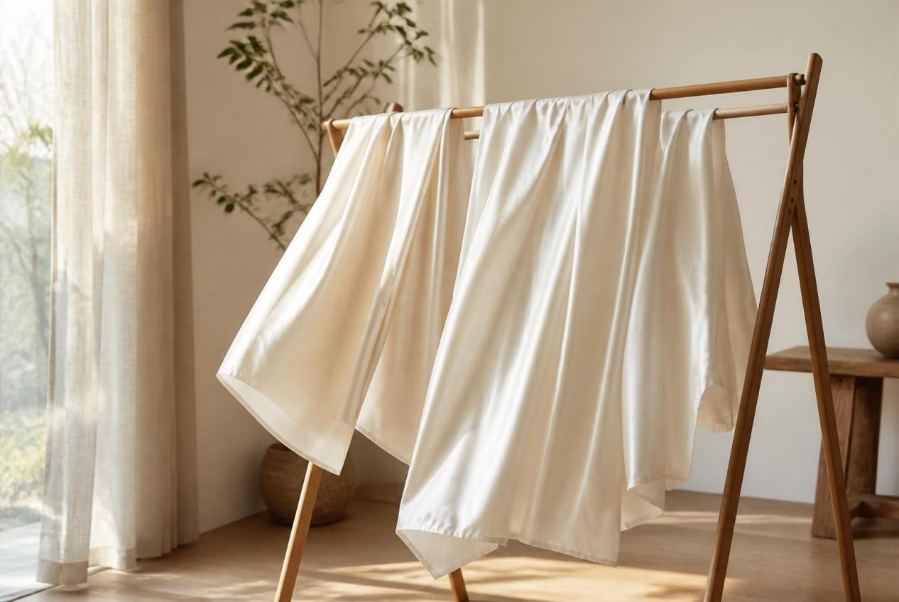 drap en soie de m&ucirc;rier